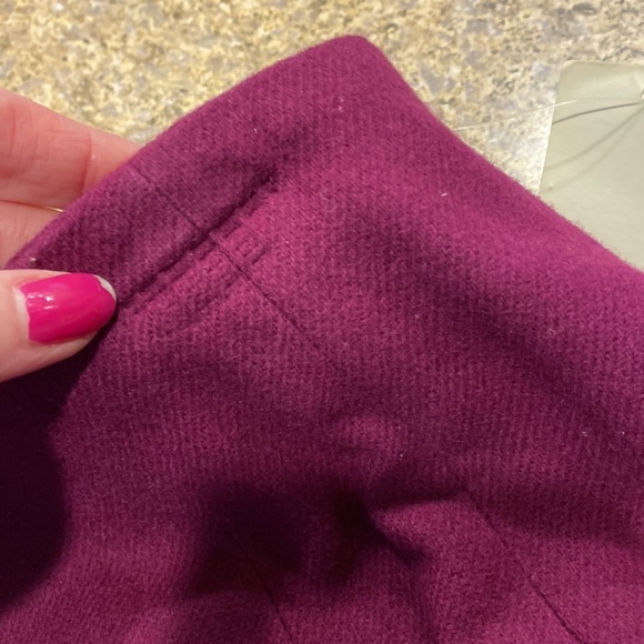 NWT Savannah Plum Purple Wool Skirt With Flaws 16 Petite - Picture 4 of 16